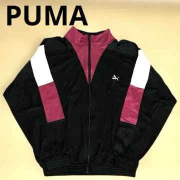 PUMA 핑크 네이비 빈티지 트랙 자켓