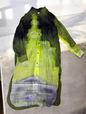 DRIES VAN NOTEN 프린트 셔츠 원피스