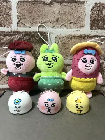 빤쮸토끼 스시로 콜라보 마스코트 3종 쌓기 피규어 컴프