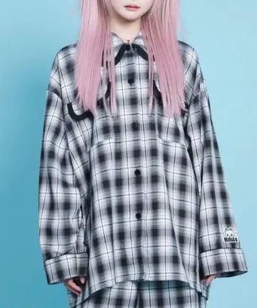 [ 새상품 ] hauls 하우루즈 하우키 외출 파자마풍 셔츠