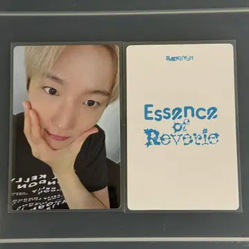 EXO BAEKHYUN 백현 백 트레이딩 카드