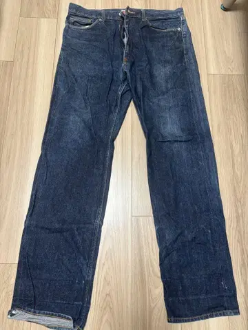 X-LARGE 고릴라 프린트 데님