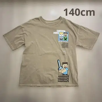 미사용 새상품 [ GAP ] Minecraft T셔츠 140cm