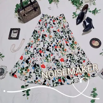 새상품급 NOISEMAKER 노이즈 메이커 플로럴 스커트 프리