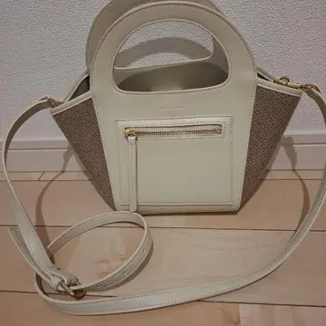 아이보리 숄더백