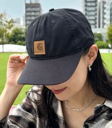 Carhartt 블랙 캡 조정 가능