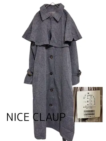 NICE CLAUP 2WAY 케이프 포함 스텐칼라 트렌치코트