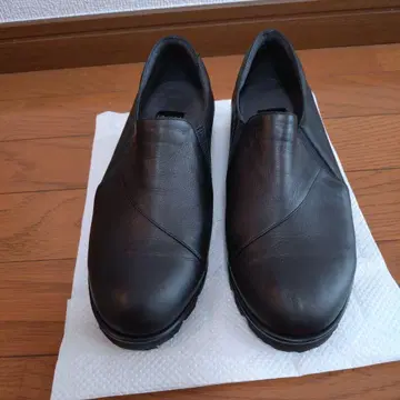 LOIR et CHER 로와르 에 셰르 블랙 가죽 로퍼 천연 가죽