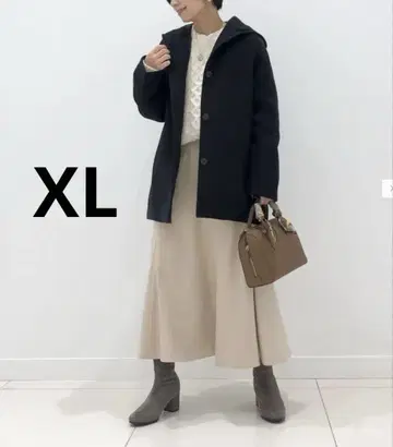 유니클로 후데트 숏코트 XL