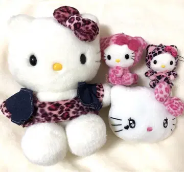 헬로키티 레오파드 무늬 묶음 판매 봉제 인형