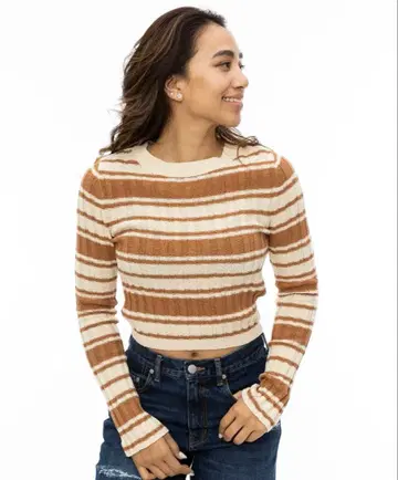 BILLA BANG 크롭 니트 스웨터 M