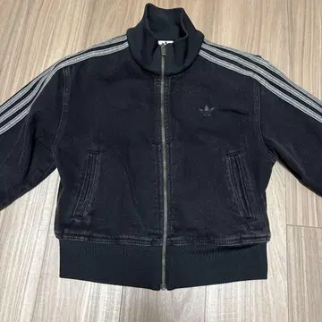 adidas 블랙 데님 자켓