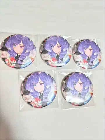 세렌 용월 Sakura Bloom 캔뱃지 니지산지 EN 세트