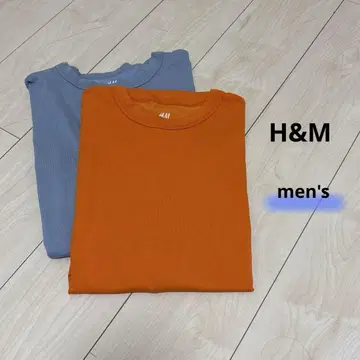 H&M 오렌지 셔츠 2개 세트