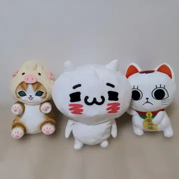 귀여운 봉제 인형 3체 세트
