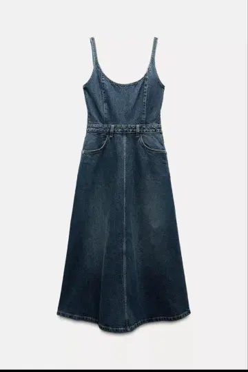 ZARA 다크 블루 원피스 M 사이즈