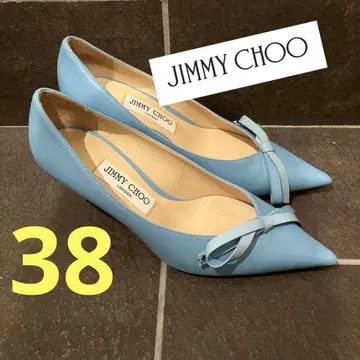 새상품급 지미추 JIMMY CHOO 포인티드 하이힐 38