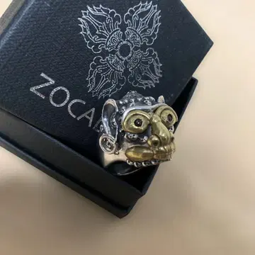 zocalo 티베탄 몽키 스컬 반지