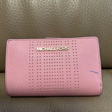MICHAEL KORS 핑크 접이식 지갑