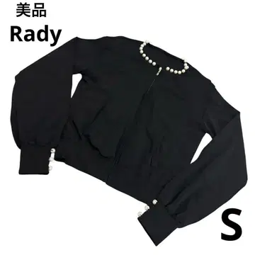 [ 새상품급 ] Rady 집업 가디건 펄 결혼식 포멀 S 사이즈