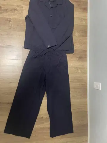 H&M 네이비 슬랙스 상하의