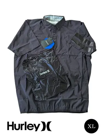 [ 새상품/미사용 ] Hurley 블랙 우비 ( XL ) 수납 봉투 포함