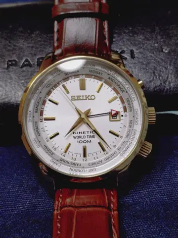 정크제품 SEIKO KINETIC 월드 타임
