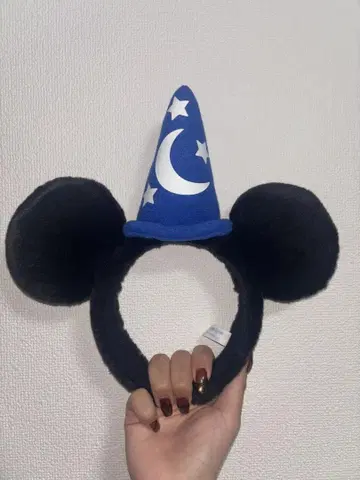 미키 마법사 모자 머리띠