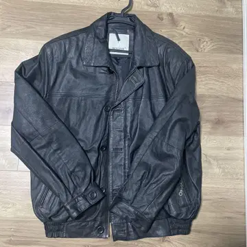 BEXLEY'S 블랙 가죽 자켓