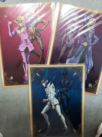 죠죠의 기묘한 모험 A4 클리어 파일 세트