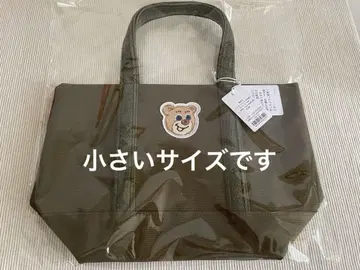 페이러 올드 테디 와펜 토트백 카키 다크 그린