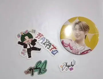 MAZZEL HAYATO 캔뱃지 및 스티커 세트