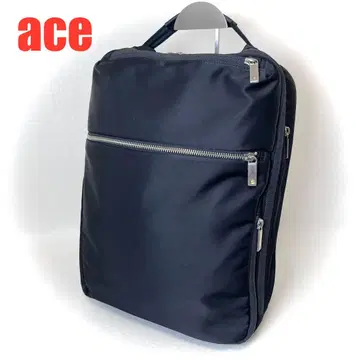 ace. 에이스 가제타블 비즈니스 백팩 블랙 나일론 경량