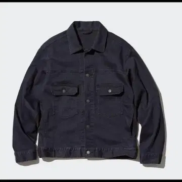 UNIQLO 데님 자켓 다크 그레이