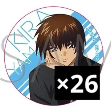 키라 건담 SEED 페어 캔뱃지 세트