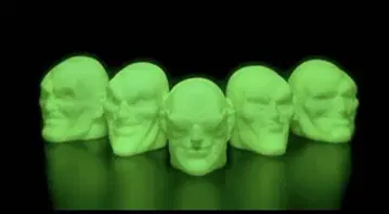 [한정판] CCP 근육맨 사악 5대신 축광ver. 쇼와풍 저금통 축광