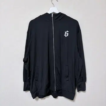 [ 새상품급 ] gibous UV 컷 후드티 블랙