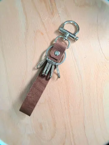 가죽 키링 키링 핸드메이드 상품