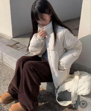 오버사이징 숏 다운 자켓 nugu amood