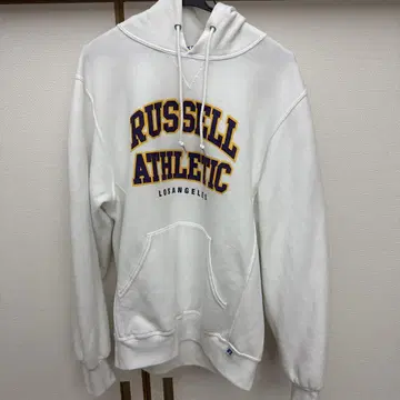 US 구제 의류 RUSSELL ATHLETIC 후드티 M 사이즈 화이트