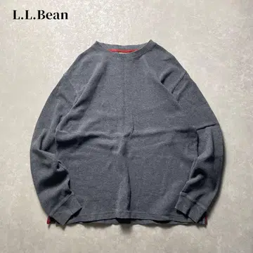 L.L.Bean 써멀 와플 코튼 롱 슬리브 셔츠 그레이 롱T 구제 의류