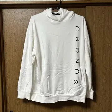 [ 완판템 ] CRONOS 화이트 후드티