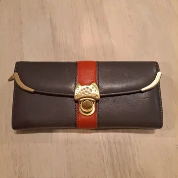 츠모리치사토 카리야 고양이 가죽 장지갑