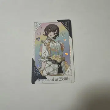 프로세카 프로젝트 세카이 감사제 그리팅 카드 금박 시노노메 에나