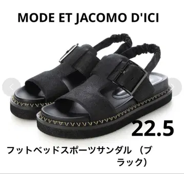 새상품급 MODE ET JACOMO D'ICI 풋베드 스포츠 샌들