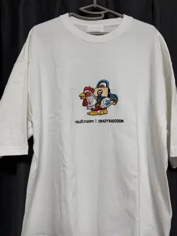 CHICKEN SKIN TEE / WHT XL