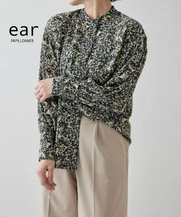 패턴 개더 블라우스 SUM1 STYLE 스미스타일