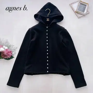 새상품급 에네스베 가디건 프레션 후드 탈부착 가능 2way 일본제