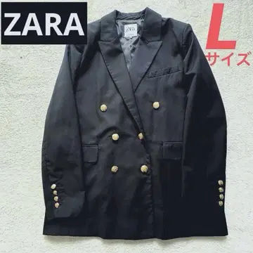 새상품급 ZARA 자라 골드 버튼 더블 테일러드 자켓 빅 사이즈