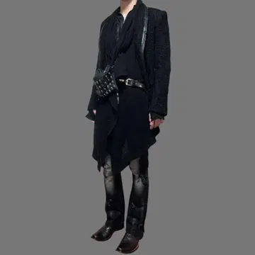 2010 DIET BUTCHER SLIM SKIN Black jacket